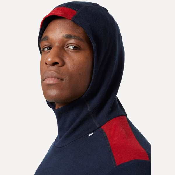 Термобелье верх HH Man LIFA Merino Midweight Hoodie (S; Navy)